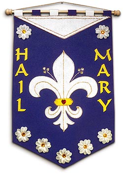 Marian Banner Kit - Fleur de Lys